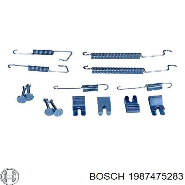 1987475283 Bosch ремкомплект тормозных колодок