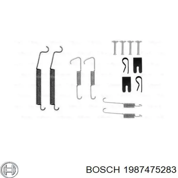 Ремкомплект тормозных колодок Bosch 1987475283