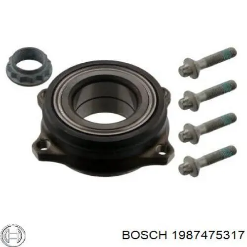 Ремонтный комплект ручника Bosch 1987475317 цена, от 7.00 USD