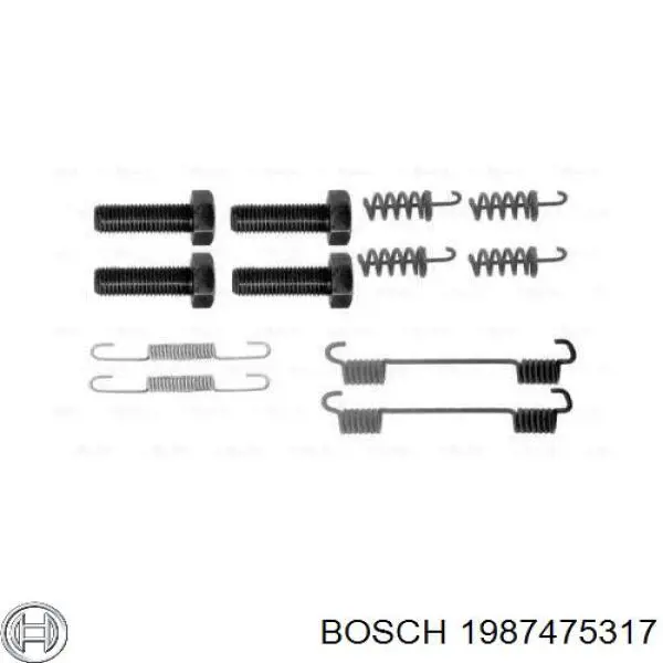 Купить 1987475317 Bosch Ремкомплект ручника