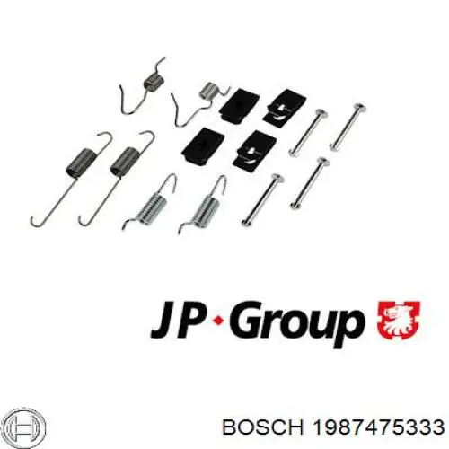 Купить 1987475333 Bosch Ремкомплект тормозных колодок