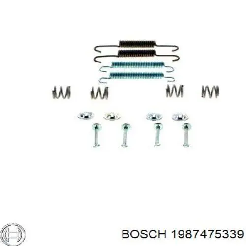 Купить 1987475339 Bosch Ремкомплект задних тормозов