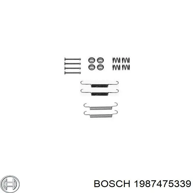 Ремкомплект задних тормозов 1987475339 Bosch