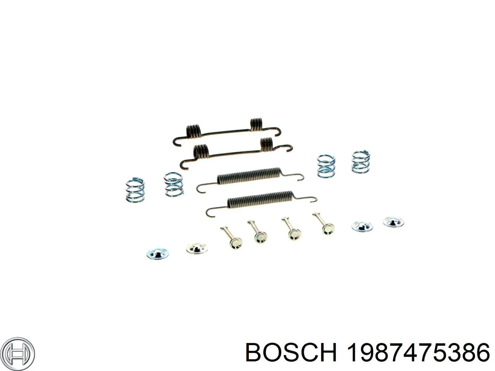 1987475386 Bosch ремкомплект тормозных колодок