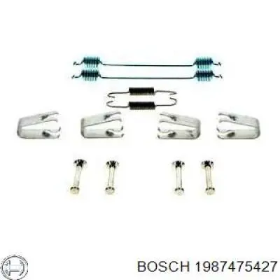 Монтажный комплект задних барабанных колодок 1987475427 Bosch