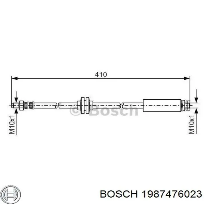 Compre 1987476023 Bosch Mangueira do freio dianteira
