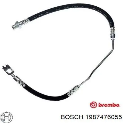 Купить 1987476055 Bosch Шланг тормозной задний правый