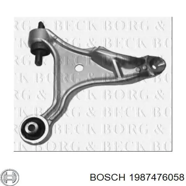 Шланг тормозной передний Bosch 1987476058 цена, от 13.12 USD