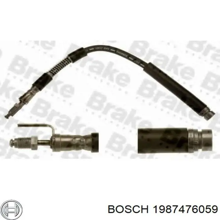 Шланг тормозной передний Bosch 1987476059 цена, от 19.47 USD