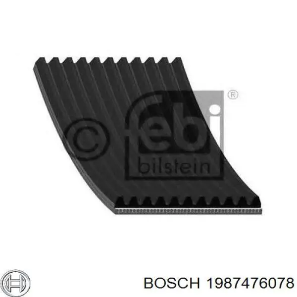 Задний тормозной шланг 1987476078 Bosch