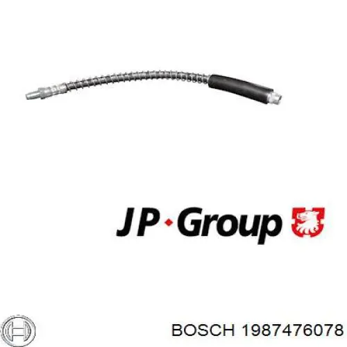 Задний тормозной шланг 1987476078 Bosch