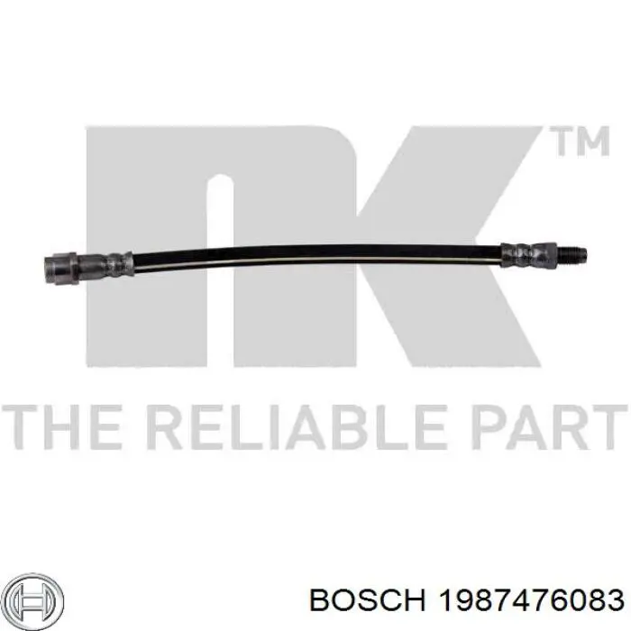 1987476083 Bosch Гибкая тормозная трубка задняя