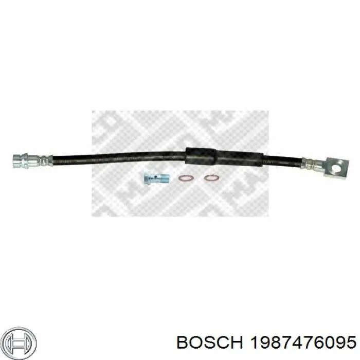 Тормозной шланг задний Bosch 1987476095 цена, от 24.40 USD