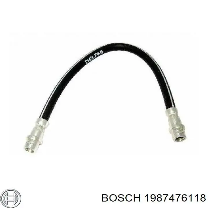 Купить 1987476118 Bosch Задний тормозной шланг