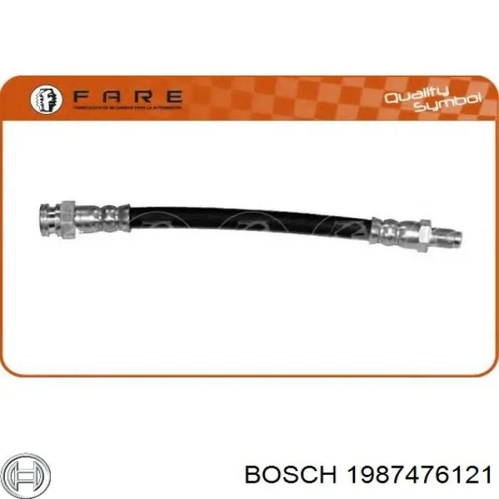 Шланг тормозной задний Bosch 1987476121