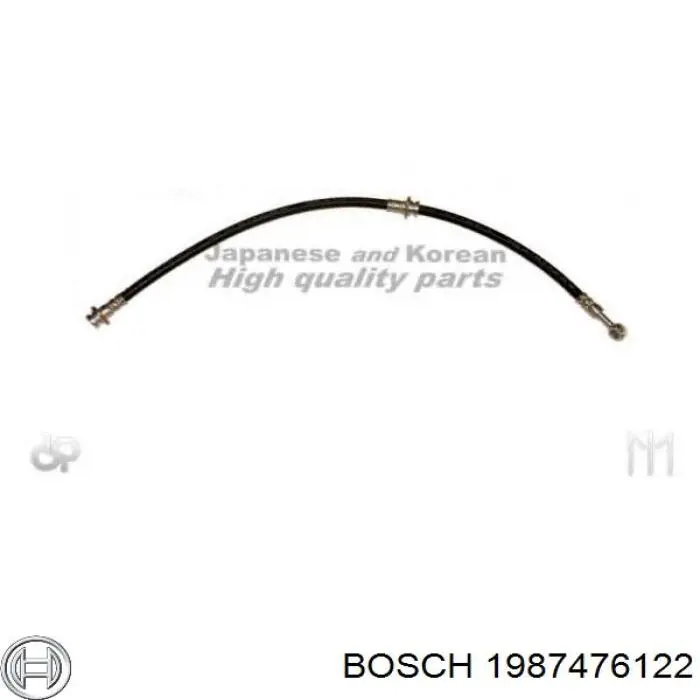 Купить 1987476122 Bosch Шланг тормозной задний правый