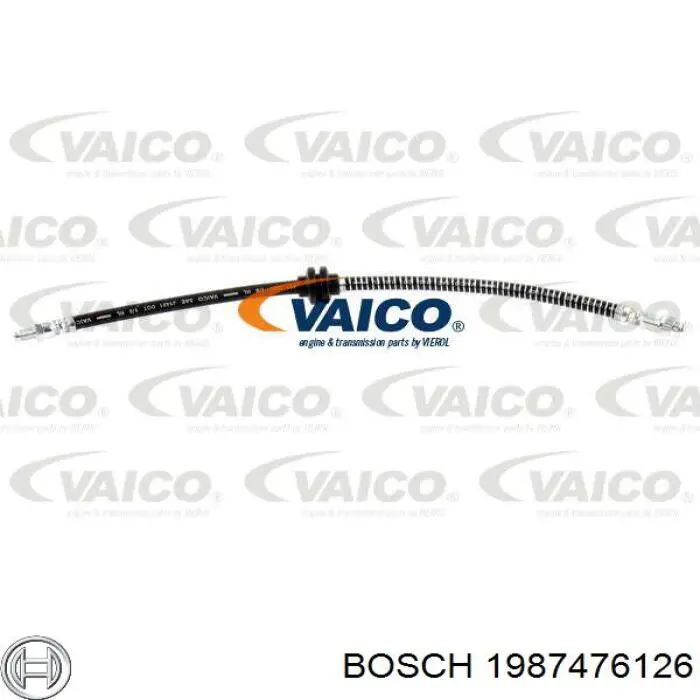 Шланг тормозной передний Bosch 1987476126 цена, от 11.60 USD