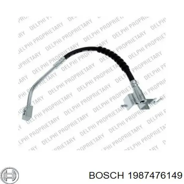 Шланг тормозной передний левый SL6188 ABS