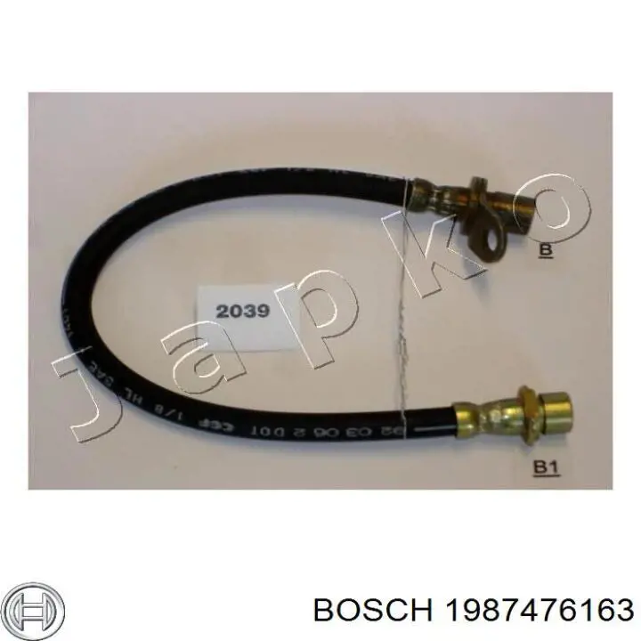 Купить 1987476163 Bosch Шланг тормозной задний левый