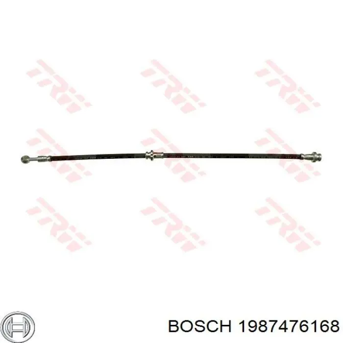 Купить 1987476168 Bosch Шланг тормозной передний, правый