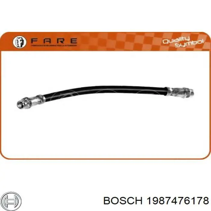 Купить 1987476178 Bosch Задний тормозной шланг