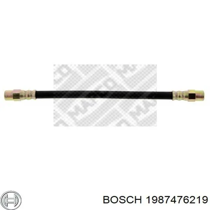 Шланг тормозной задний, левый Bosch 1987476219 цена, от 5.11 USD