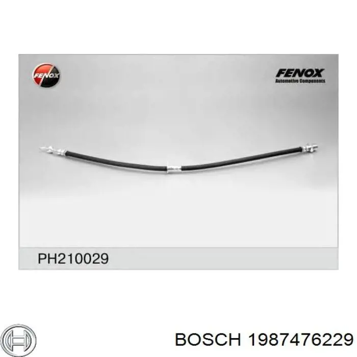 Шланг тормозной задний, правый Bosch 1987476229 цена, от 20.51 USD