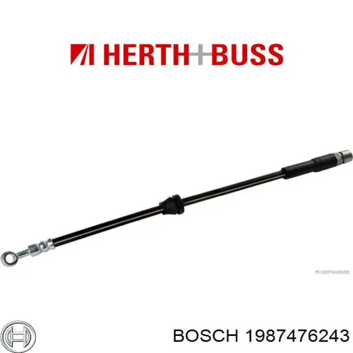 1987476243 Bosch Гибкая тормозная трубка передняя
