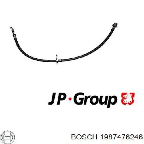Купить 1987476246 Bosch Шланг тормозной передний левый