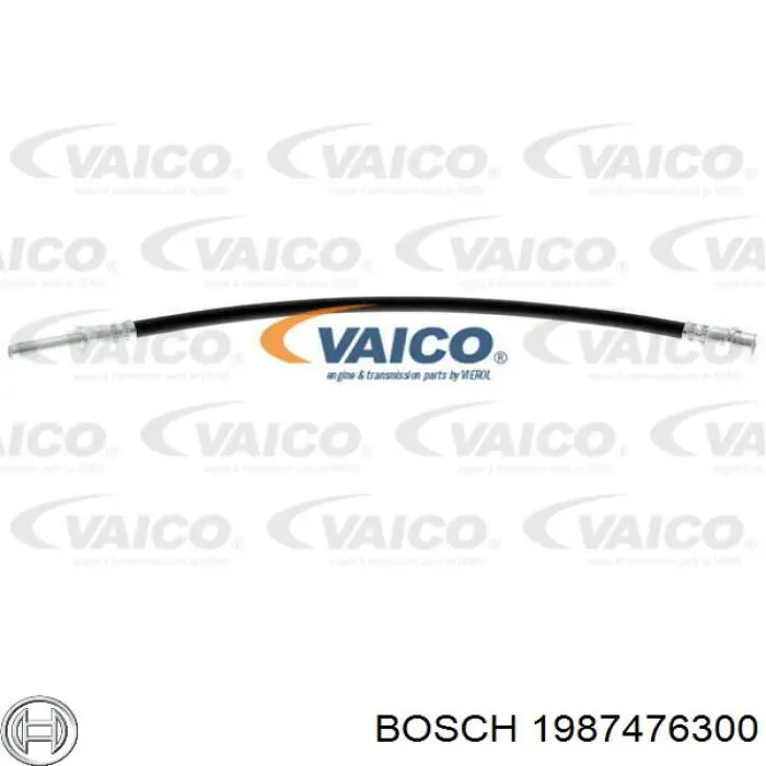 Тормозной шланг задний Bosch 1987476300 цена, от 10.51 USD