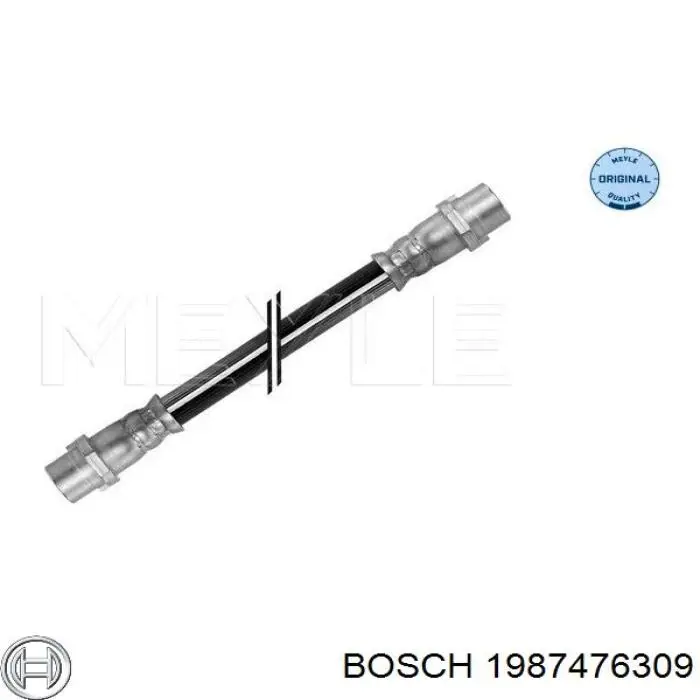 1987476309 Bosch шланг тормозной задний