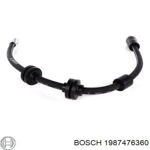 Купить 1987476360 Bosch Шланг тормозной передний