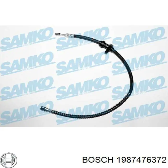 Шланг тормозной задний левый 1987476372 Bosch