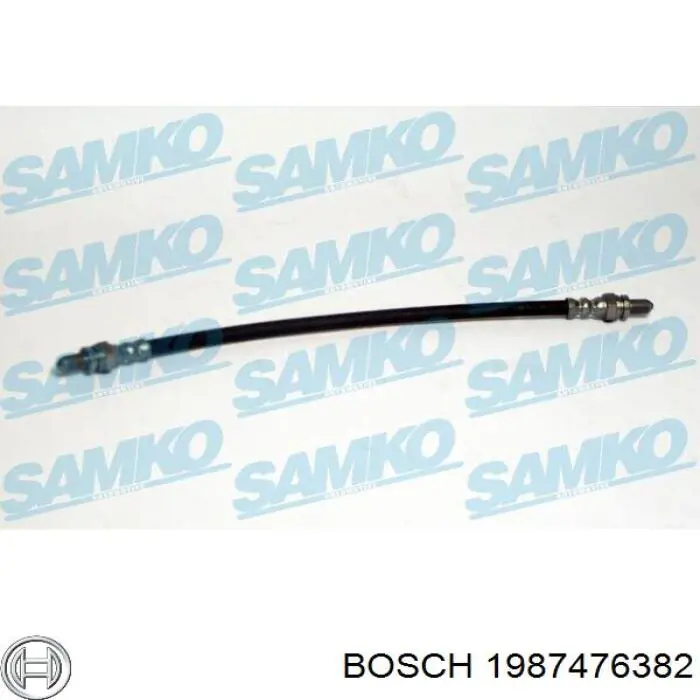 Шланг тормозной задний Bosch 1987476382