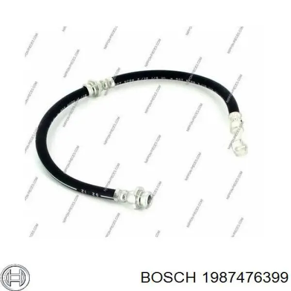 Шланг тормозной задний, правый Bosch 1987476399 цена, от 15.54 USD