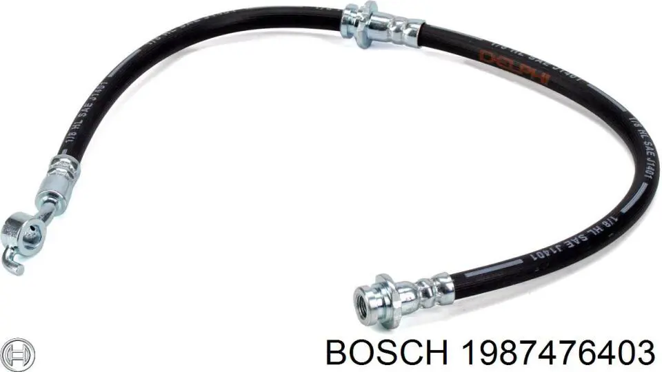 Шланг тормозной задний Bosch 1987476403