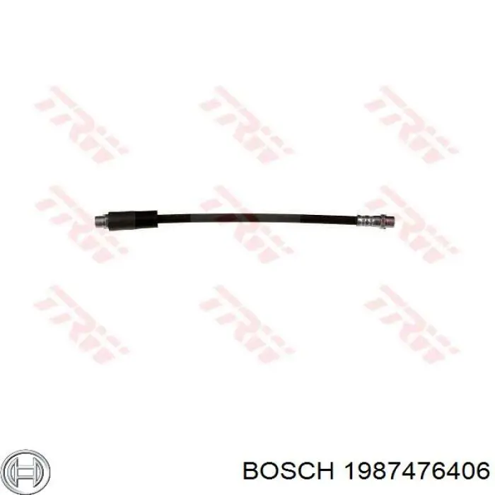 Купить 1987476406 Bosch Шланг тормозной передний