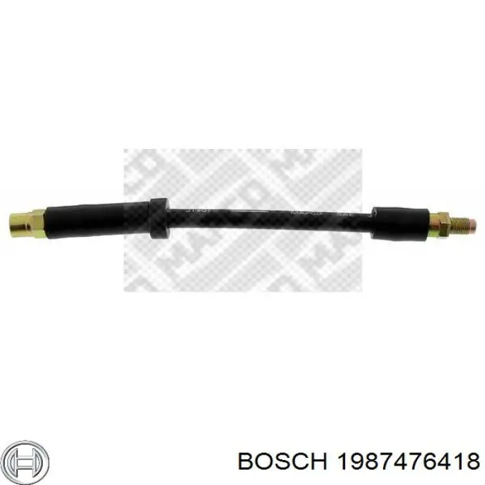 Купить 1987476418 Bosch Задний тормозной шланг