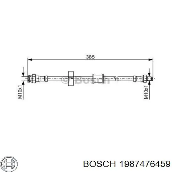 Шланг тормозной передний 1987476459 Bosch