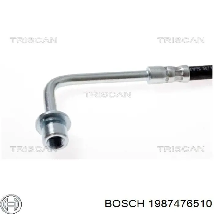 Шланг тормозной передний правый 1987476510 Bosch
