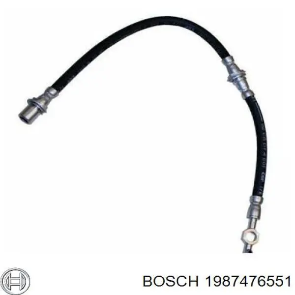 Передний левый тормозной шланг Bosch 1987476551