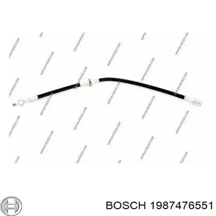 Шланг тормозной передний, левый Bosch 1987476551 цена, от 16.95 USD