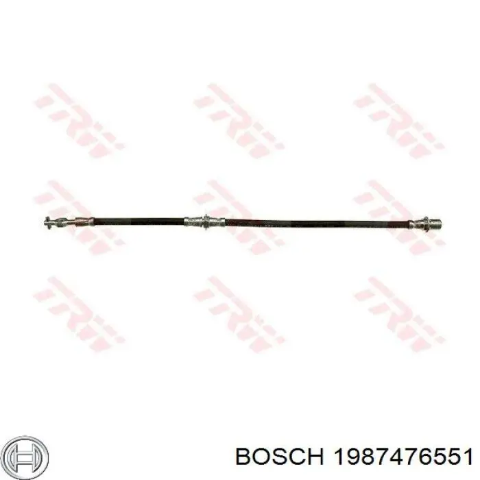 Купить 1987476551 Bosch Шланг тормозной передний левый
