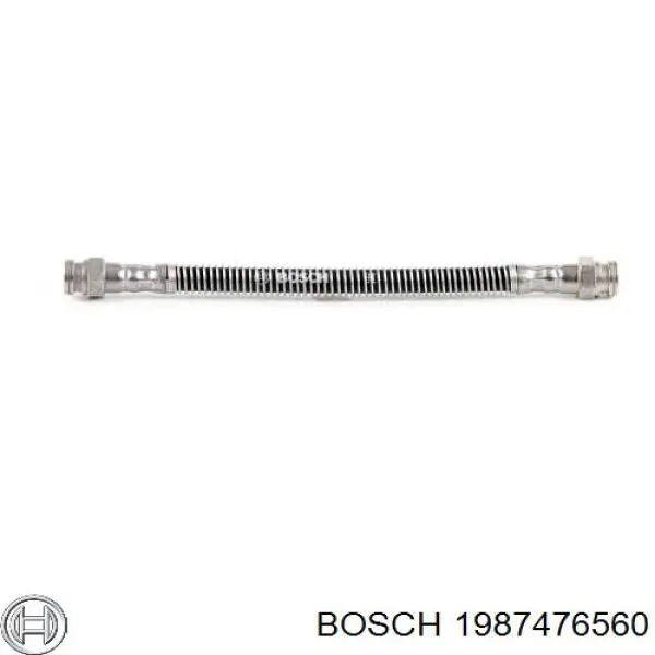 1987476560 Bosch шланг тормозной задний