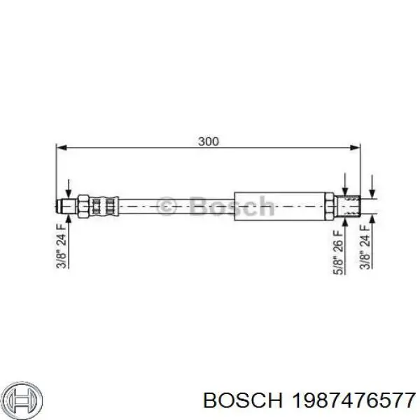 Шланг тормозной Bosch 1987476577