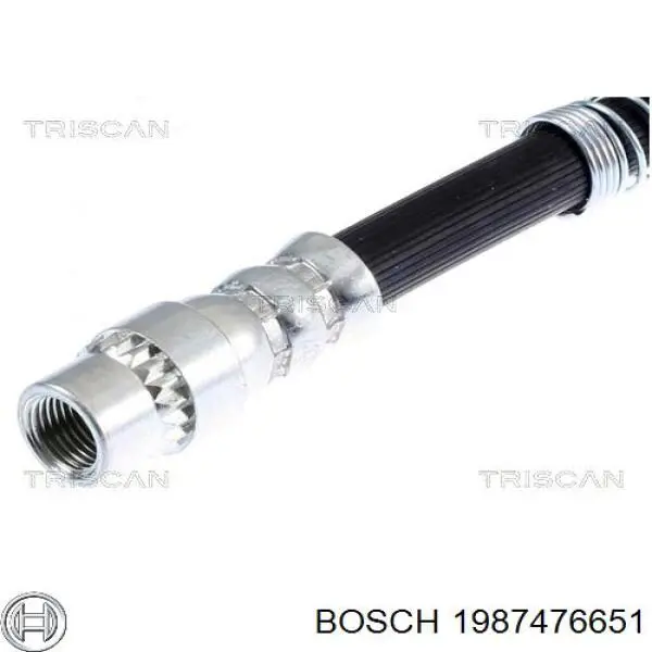 Купить 1987476651 Bosch Шланг тормозной передний
