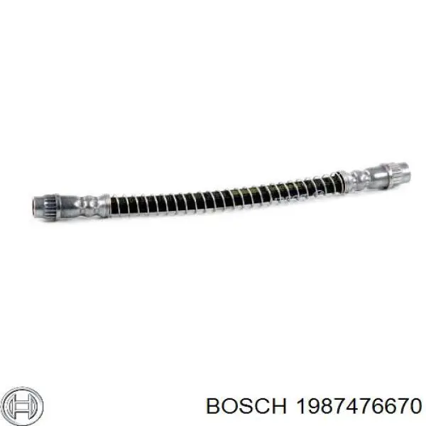 1987476670 Bosch Гибкая тормозная трубка задняя