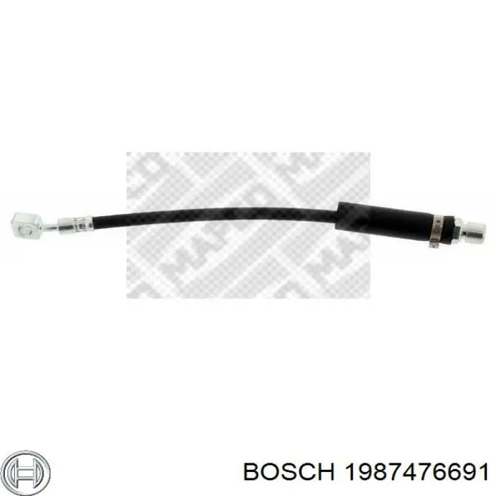 Шланг тормозной передний Bosch 1987476691 цена, от 11.10 USD