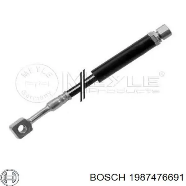Шланг тормозной передний 1987476691 Bosch