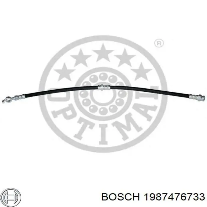 Купить 1987476733 Bosch Шланг тормозной передний